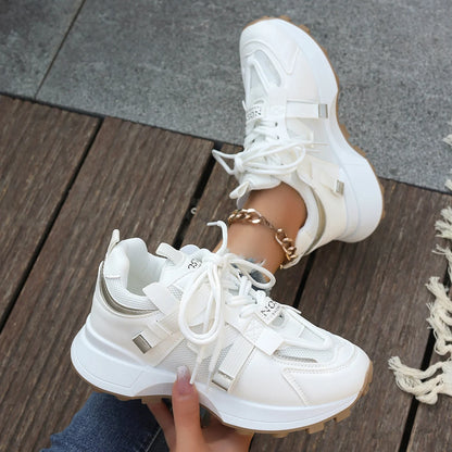 Clean Low-Top Platform Sneakers